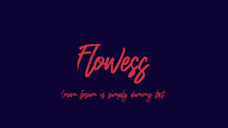 Flowess Font