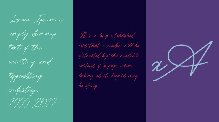 Radhion Signature Font