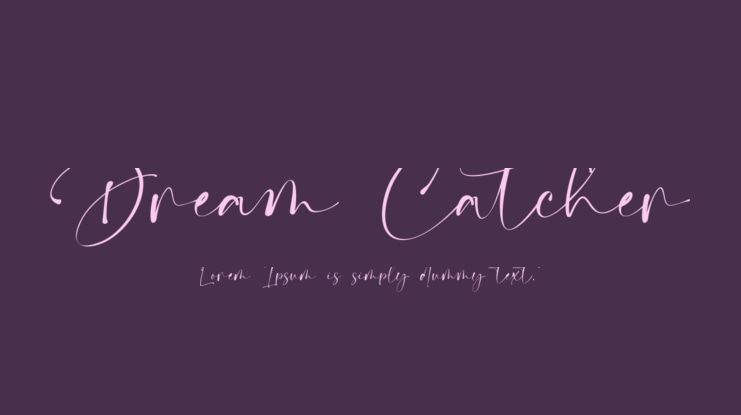 Dream Catcher Font