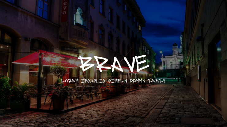 Brave Font