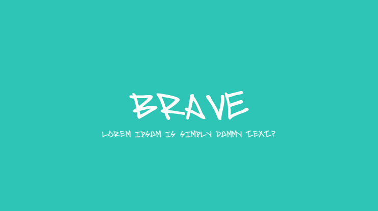 Brave Font