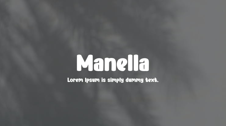 Manella Font