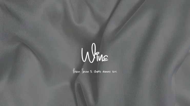 Wine Font