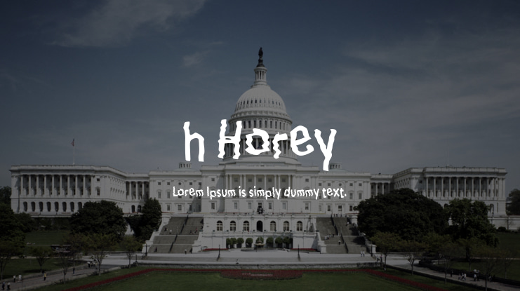 h Horey Font