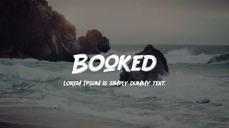 Booked Font