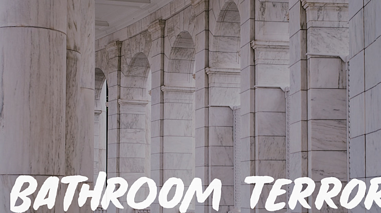 Bathroom Terror Font