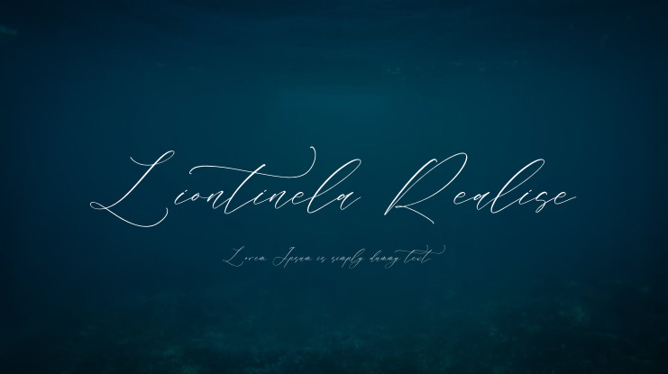 Liontinela Realise Font