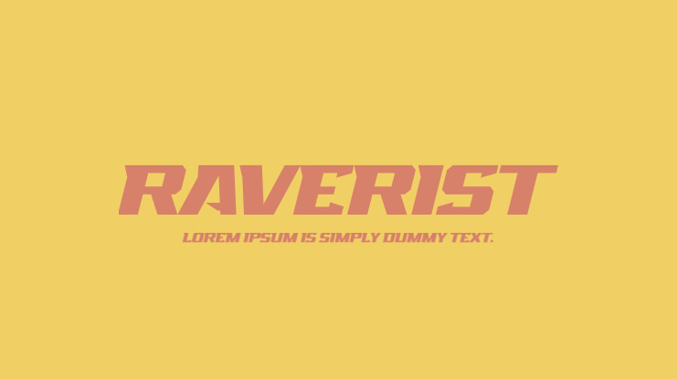 Raverist Font