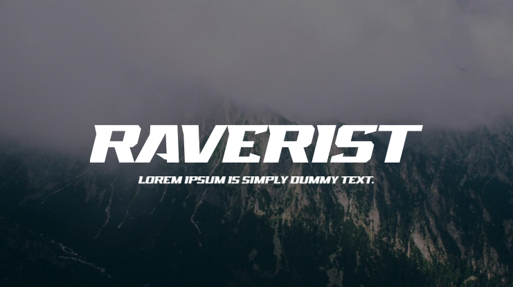 Raverist Font