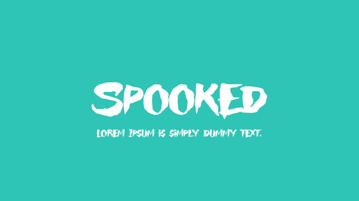Spooked Font