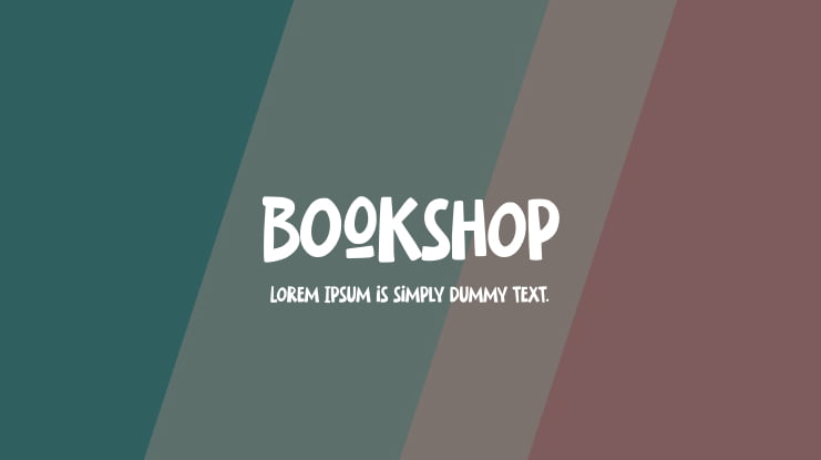 Bookshop Font