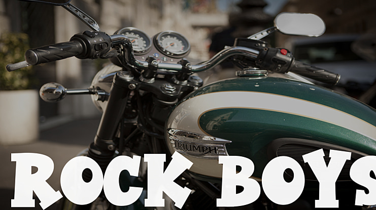 Rock Boys Font