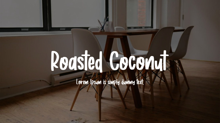 Roasted Coconut Font
