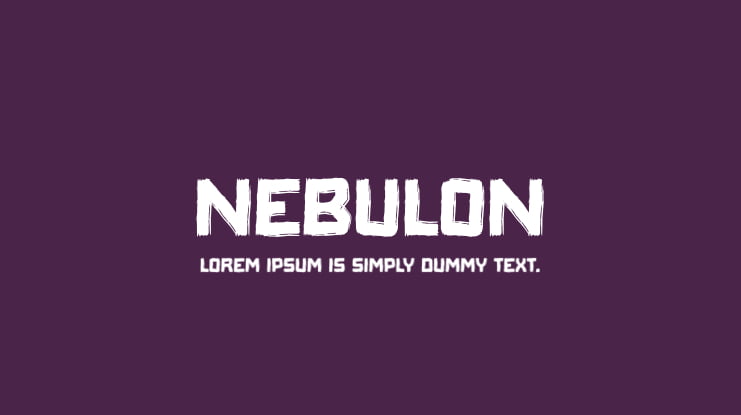 Nebulon Font