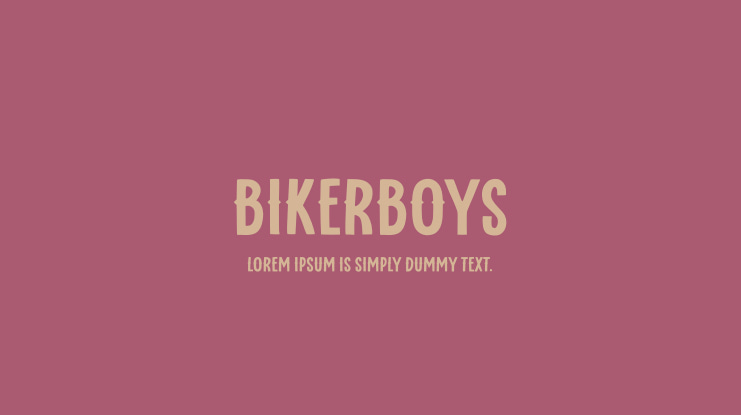 Bikerboys Font