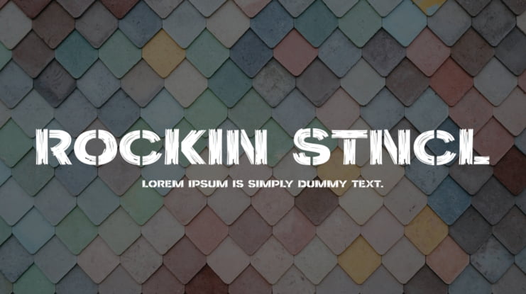 Rockin Stncl Font