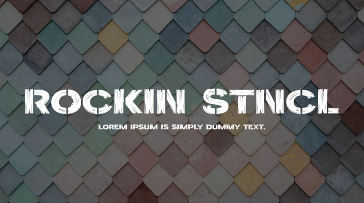 Rockin Stncl Font