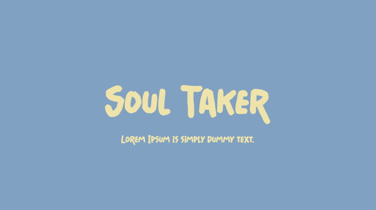 Soul Taker Font