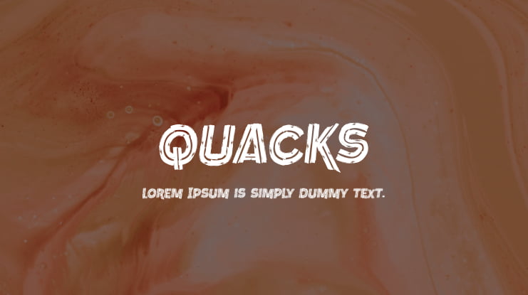 Quacks Font