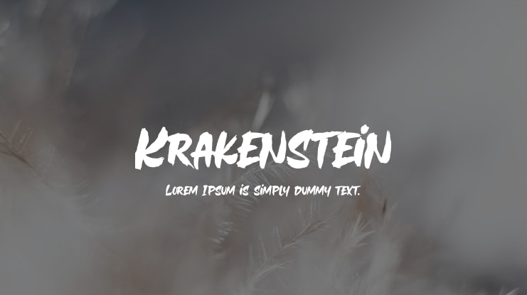 Krakenstein Font