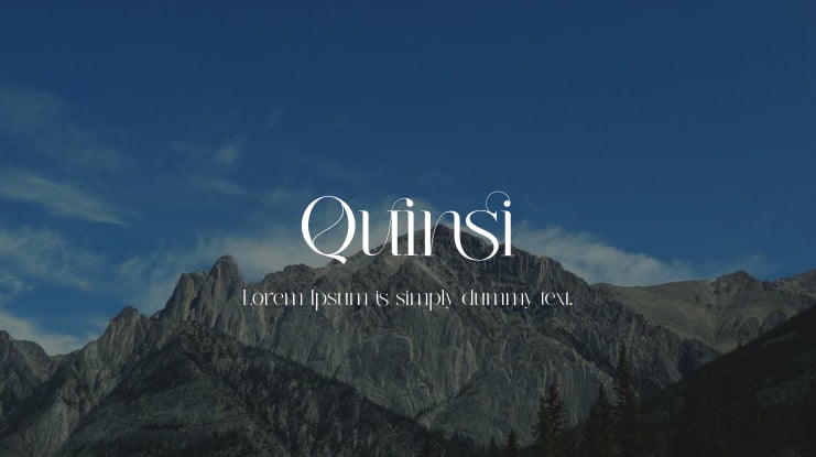 Quinsi Font