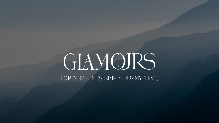 GLAMOURS Font