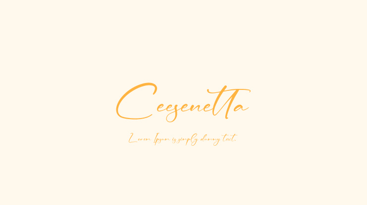 Ceesenetta Font