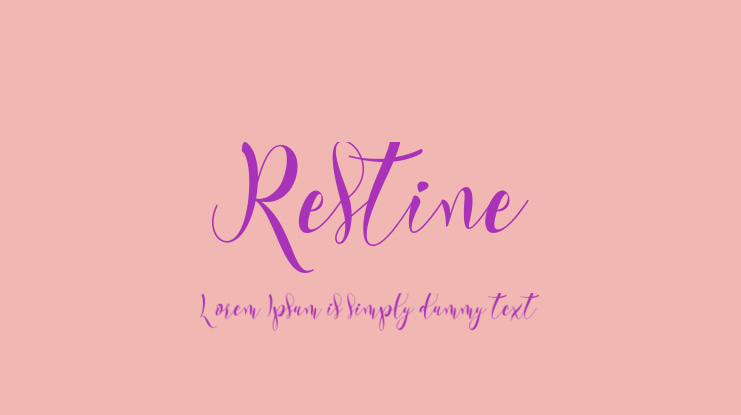 Restine Font
