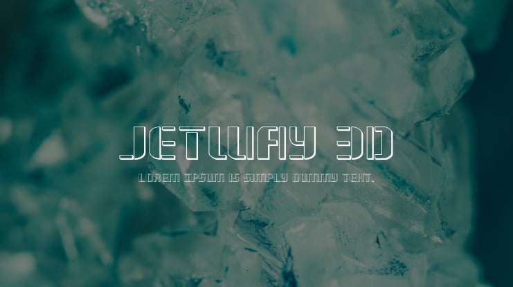 Jetway 3D Font Family