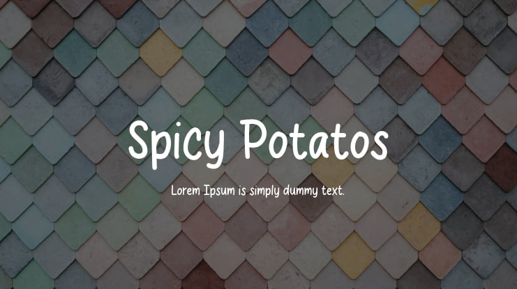 Spicy Potatos Font