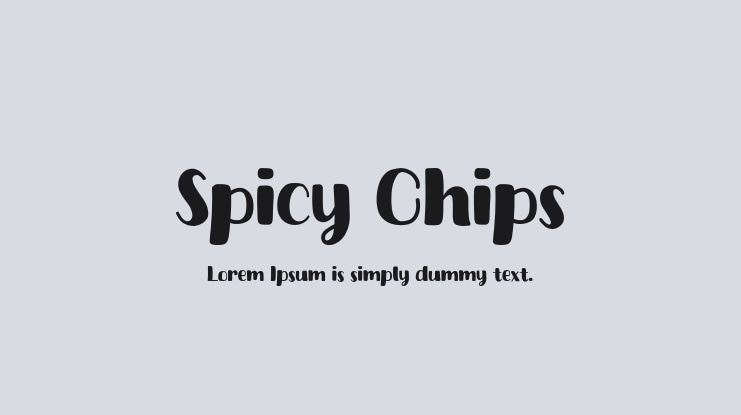 Spicy Chips Font