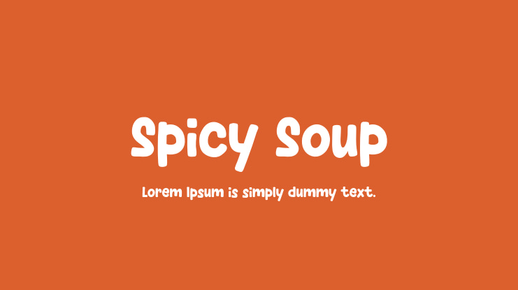 Spicy Soup Font