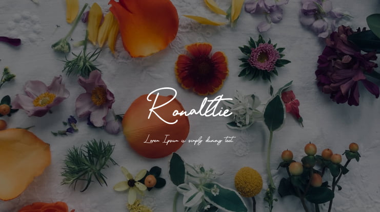 Ronalltie Font