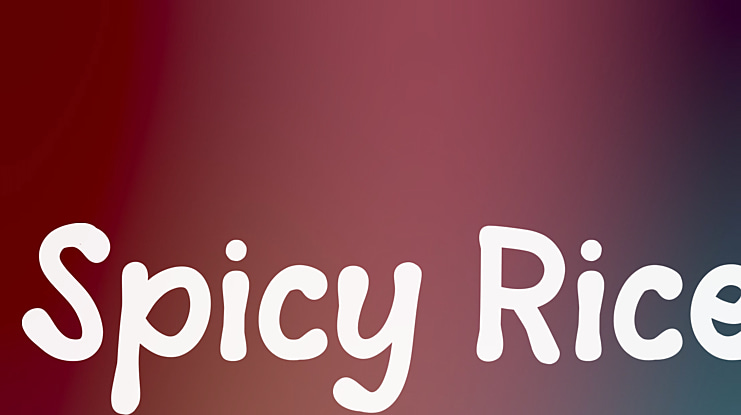 Spicy Rice Font