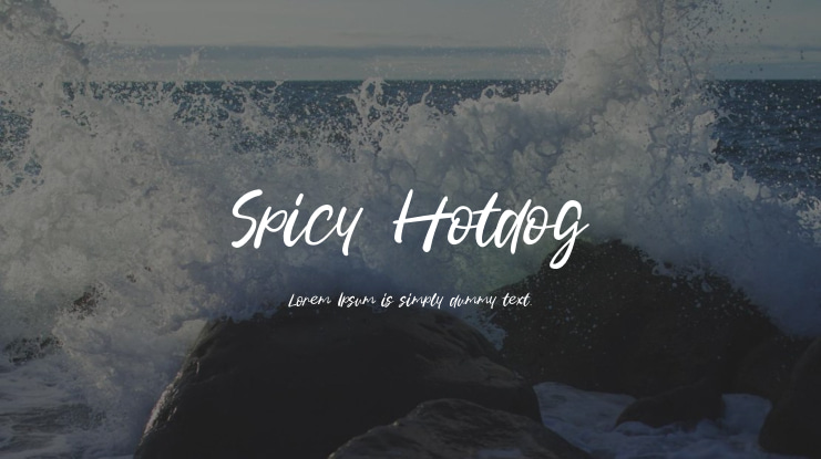 Spicy Hotdog Font