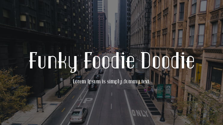 Funky Foodie Doodie Font Family