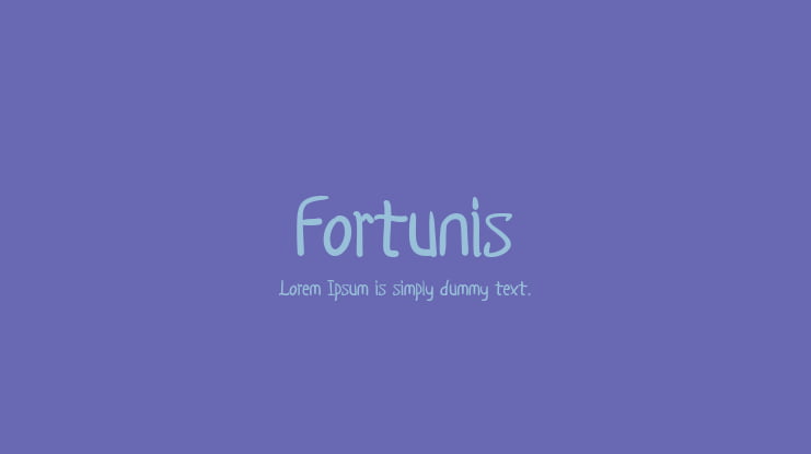 Fortunis Font