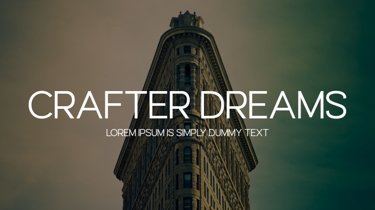 Crafter Dreams Font Family