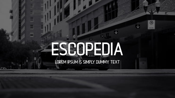 Escopedia Font Family