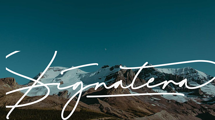 Signatera Font