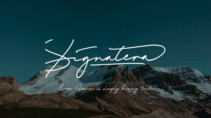 Signatera Font