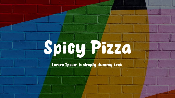 Spicy Pizza Font