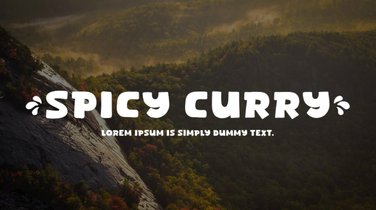 Spicy Curry Font