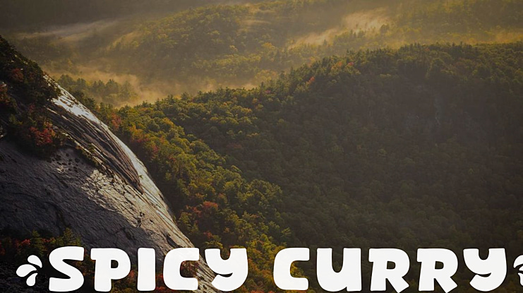 Spicy Curry Font