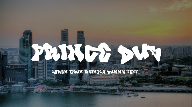 Prince Dub Font