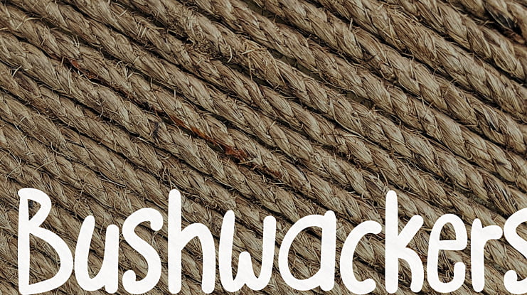 Bushwackers Font