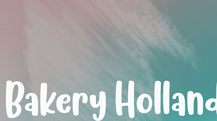Bakery Holland Font