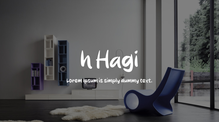 h Hagi Font