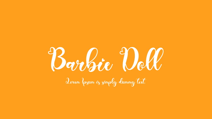 Barbie Doll Font