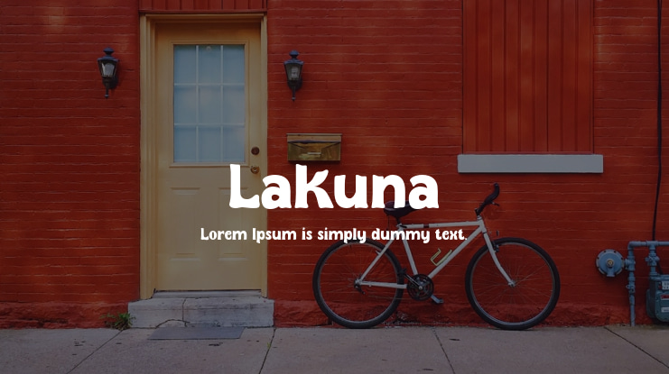Lakuna Font